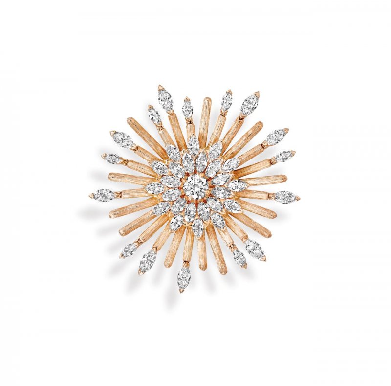 <strong>Piaget</strong>, Golden Oasis high jewelry collection, Endless Sun brooch