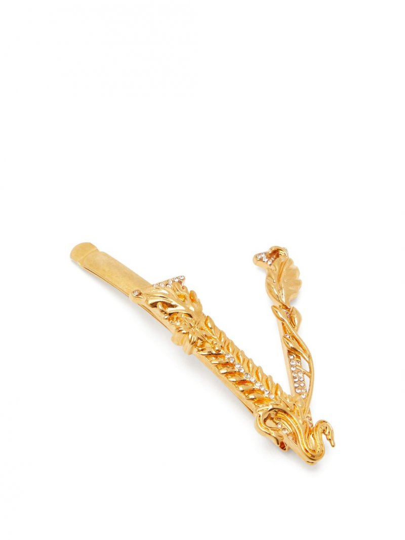 Versace hair clips<br /> <em>Via Matches Fashion</em><br />
&nbsp;
