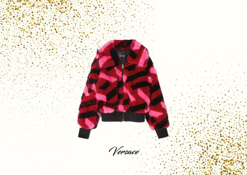 Gift of the Day – Versace Kids Faux Fur Coat for Her
