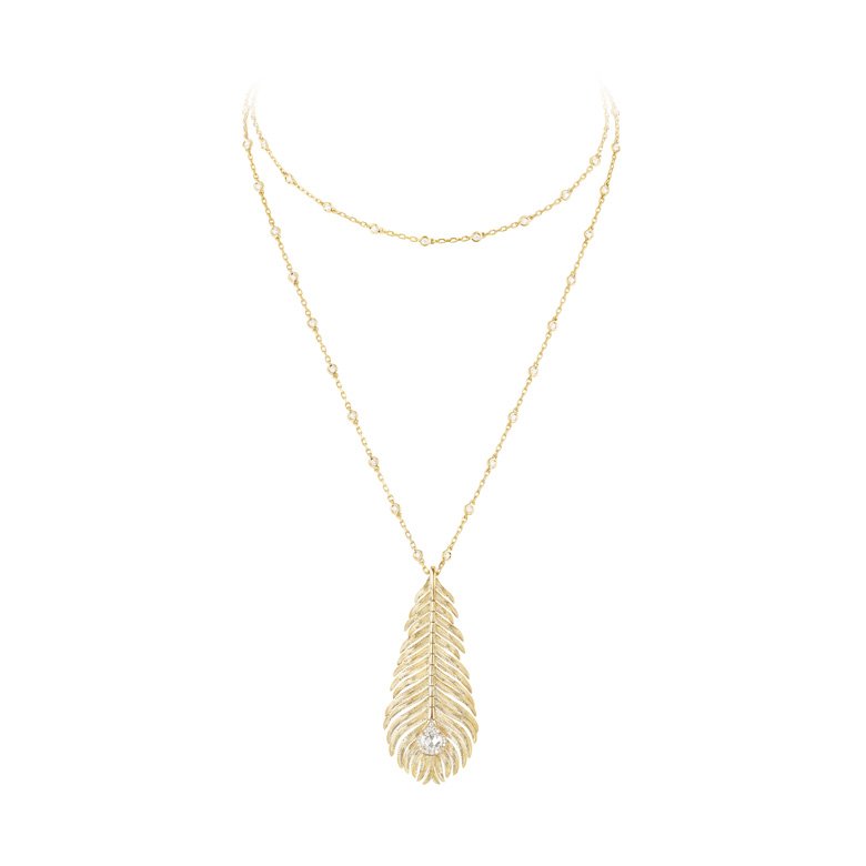 <strong>Boucheron</strong> Plume de Paon pendant<br />
 