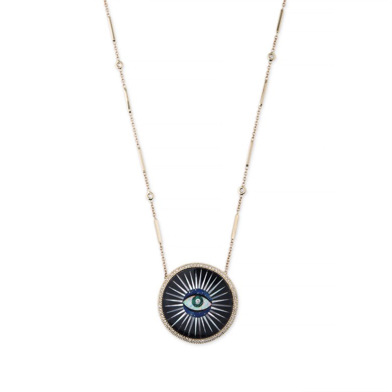 <strong>Jacquie Aiche</strong>, Eye necklace<br />
 