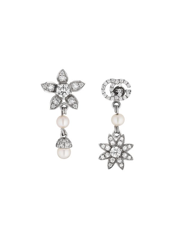 <strong>Gucci</strong>, GG Flora earrings<br />