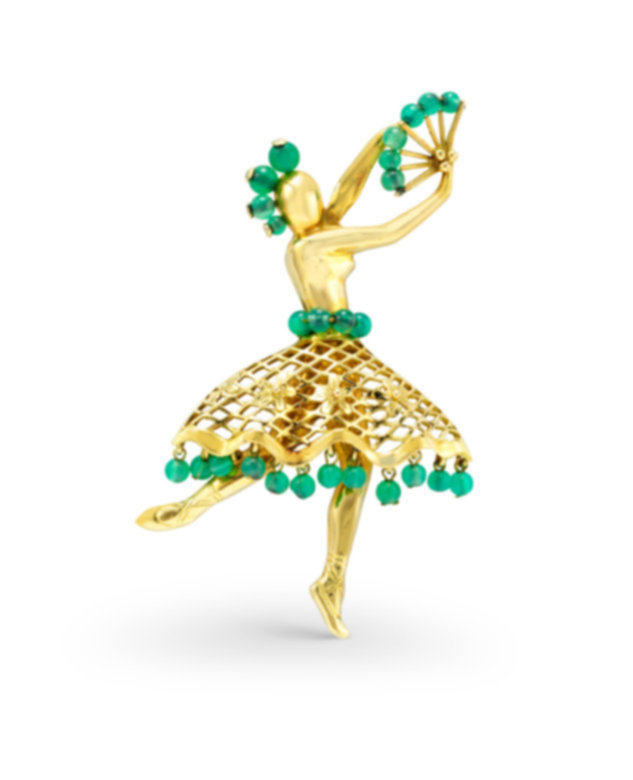 Ballerina clip, made in 1943<br /> <br />
 