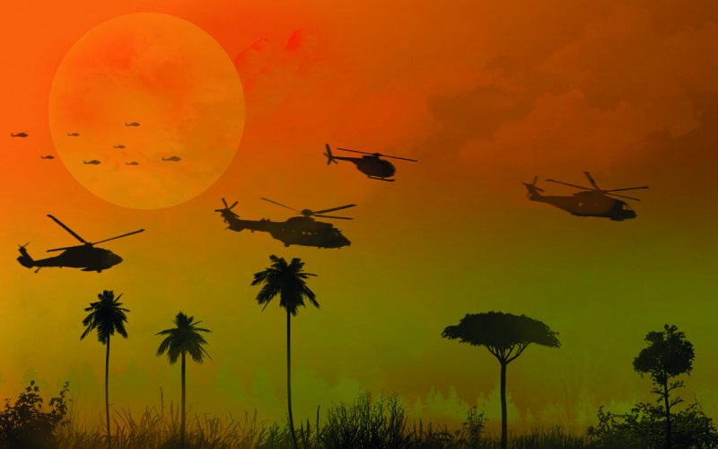 <strong>Apocalypse Now</strong> (Directed by: Francis Ford Coppola; initial release in 1979)<br />
 