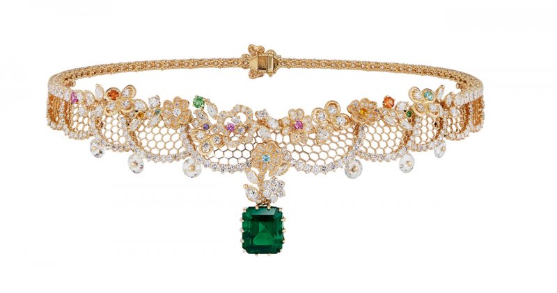 <strong>Dior</strong>, Dior Dior Dior high jewelry collection, Dentelle Tulle necklace<br />
 