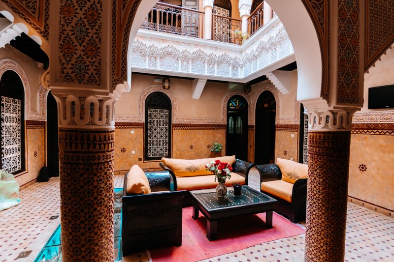 <p><strong>Marrakech, Morocco</strong></p> <p>Moorish architecture takes over this lively city and is embodied in <em>riads</em> – which are palaces with stunning interior courtyards, gardens and open skylights. Paired with the city’s mosques, mosaics and minarets, you’re certainly going to fall in love with Islamic design.</p>