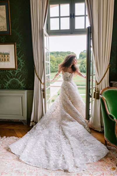 A 2023 Princess Dressed in White for Her Big Day
