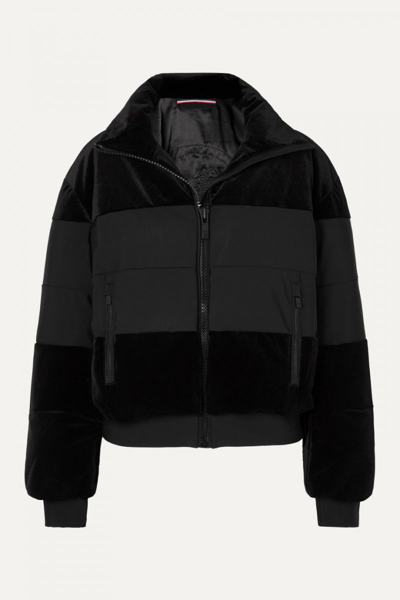 <strong>FUSALP</strong>, Cooler quilted paneled velvet ski jacket for her<br /> <em>Via Net-a-Porter </em><br />