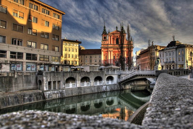 <strong>Ljubljana, Slovenia</strong><br />
If you enjoy discovering a country’s architecture and sip their coffee at a charming sidewalk café in the cold weather, this is your place to be. The best part is that this country is still a hidden gem in Central Europe so visit it this winter before it gets all jam-packed. <br />
 