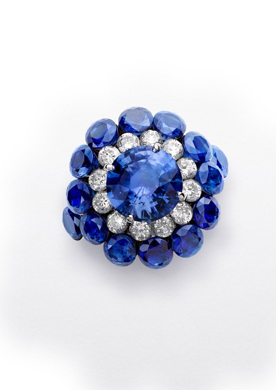 <strong>Chopard</strong>, Magical Setting high jewelry sapphire & diamond ring