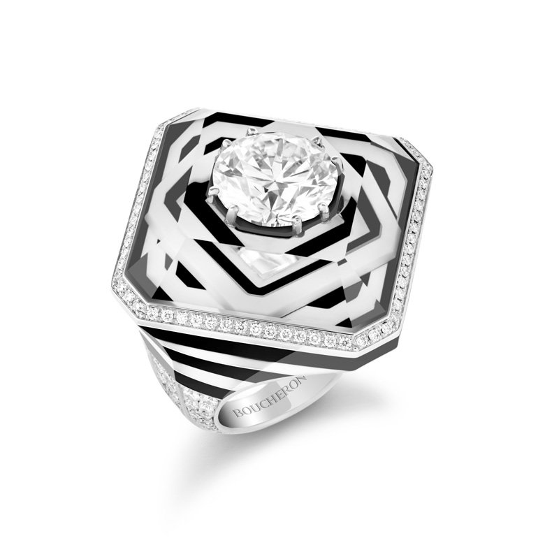 <strong>Boucheron</strong>, Paris, Vu Du 26 high jewelry collection, 26V ring<br />
 