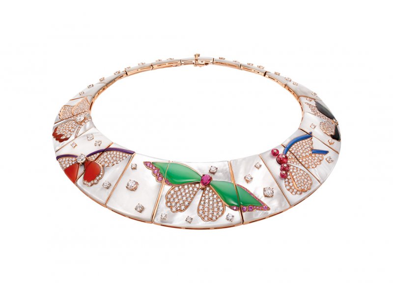 <strong>Bvlgari</strong>, Cinemagia high jewelry collection, Fairy Wings necklace<br />
 