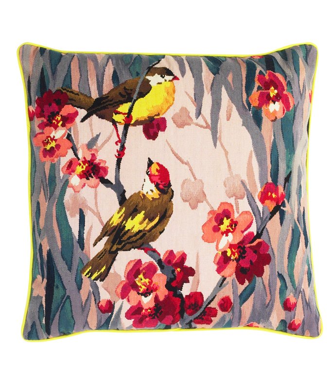 <strong>The Rug Company</strong>, Birdie Blossom cushion<br />