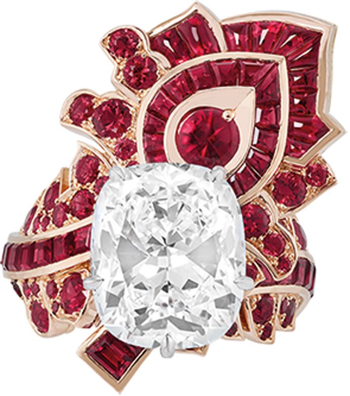 Feuille de rubis ring<br />
 