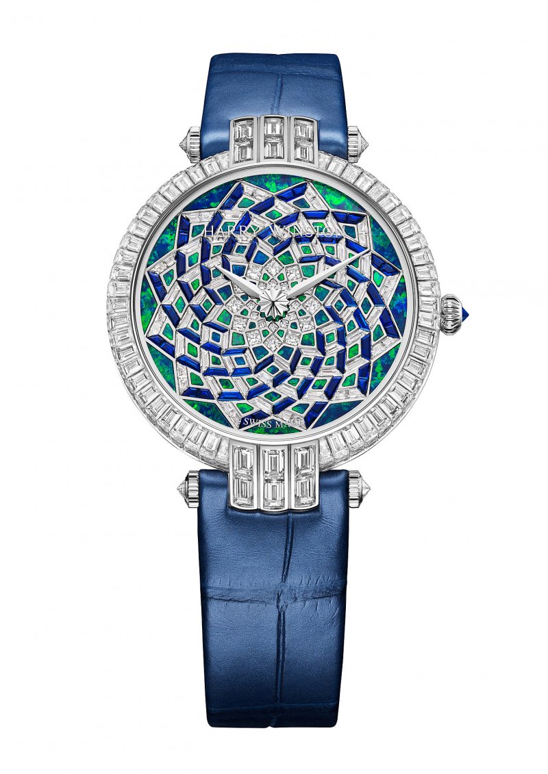 <strong>Harry Winston</strong>, Premier Hypnotic Opal Mosaic Automatic watch<br />
 
