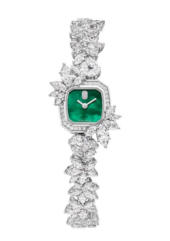<strong>Harry Winston</strong>, Precious Emerald high jewelry watch<br />