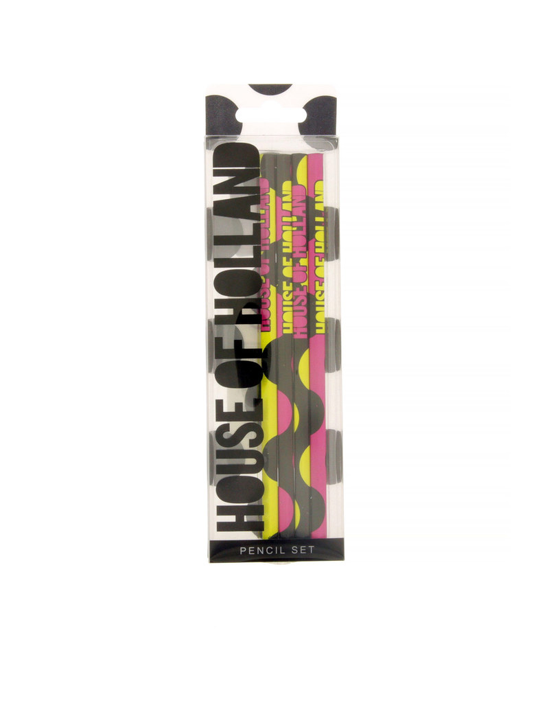 <strong>House of Holland</strong> pencil set<br /> <em>Available at Virgin Megastore</em><br />