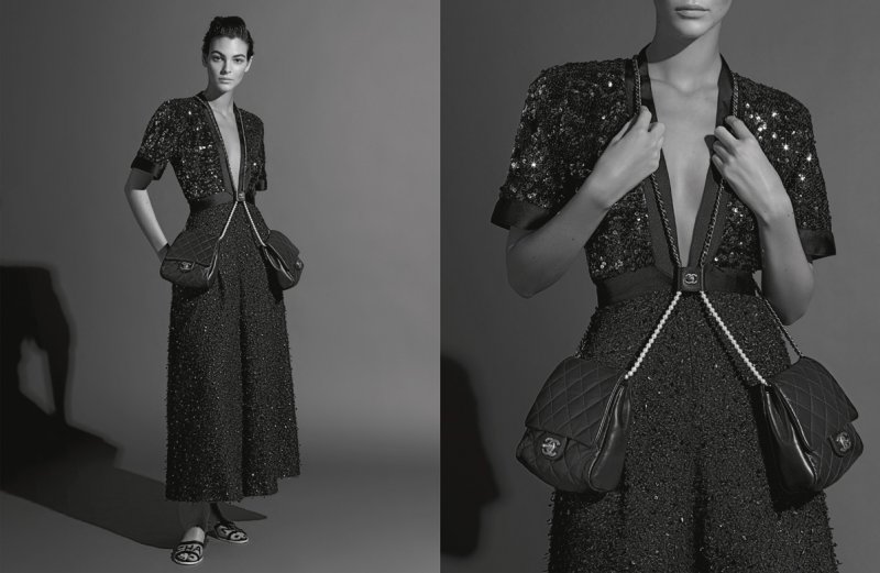 Handbags ad campaign by Karl Lagerfeld<br />
&nbsp;