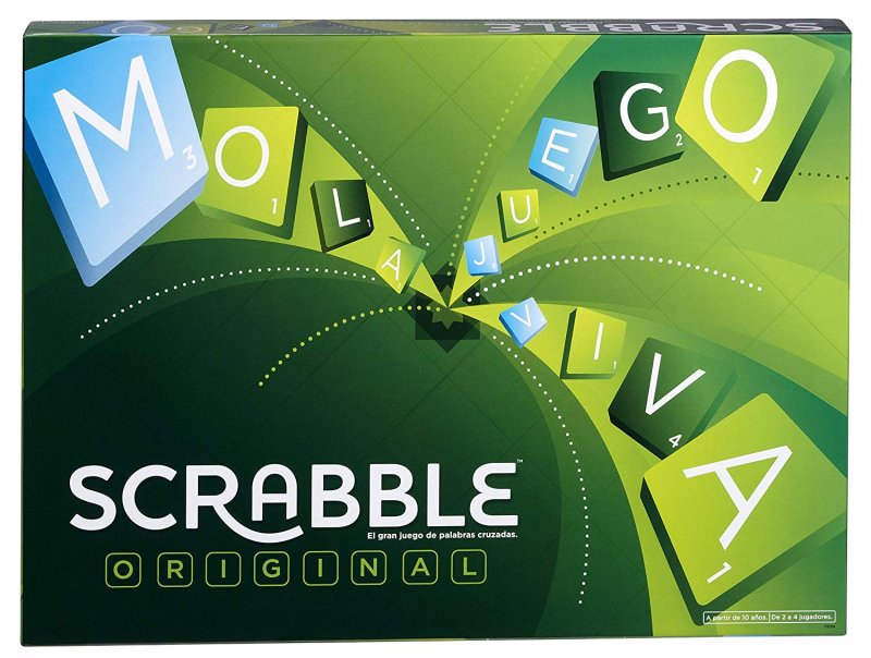 <strong>Scrabble – Age: 8+</strong><br /> <em>Photo Courtesy of Amazon.com</em><br />
In the world of board games, Scrabble is a classic. Help your kids expand their knowledge of words and languages by spending some time with them on this game.<br />
 