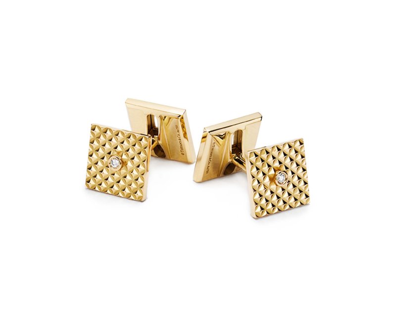 <strong>Tiffany & Co.</strong>&nbsp;Diamond Point cufflinks
