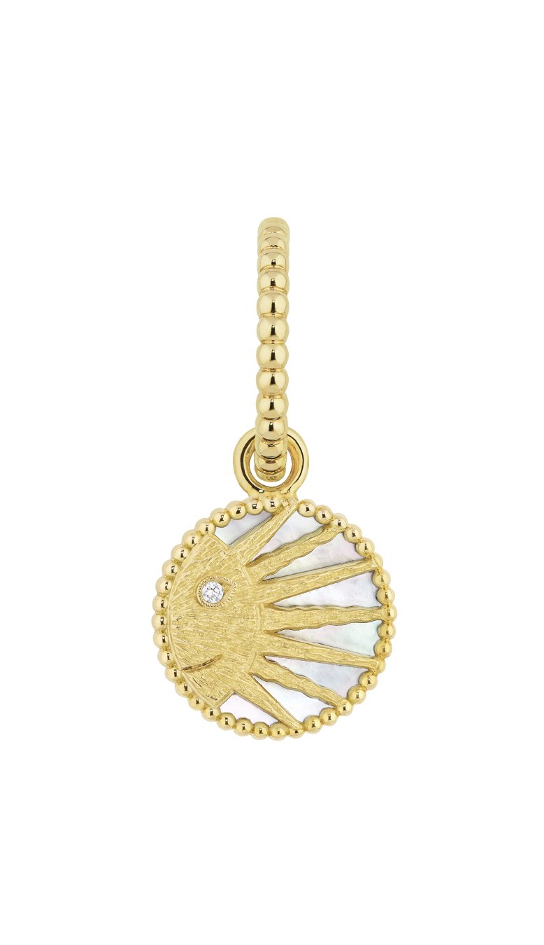 Rose Céleste earrings<br />