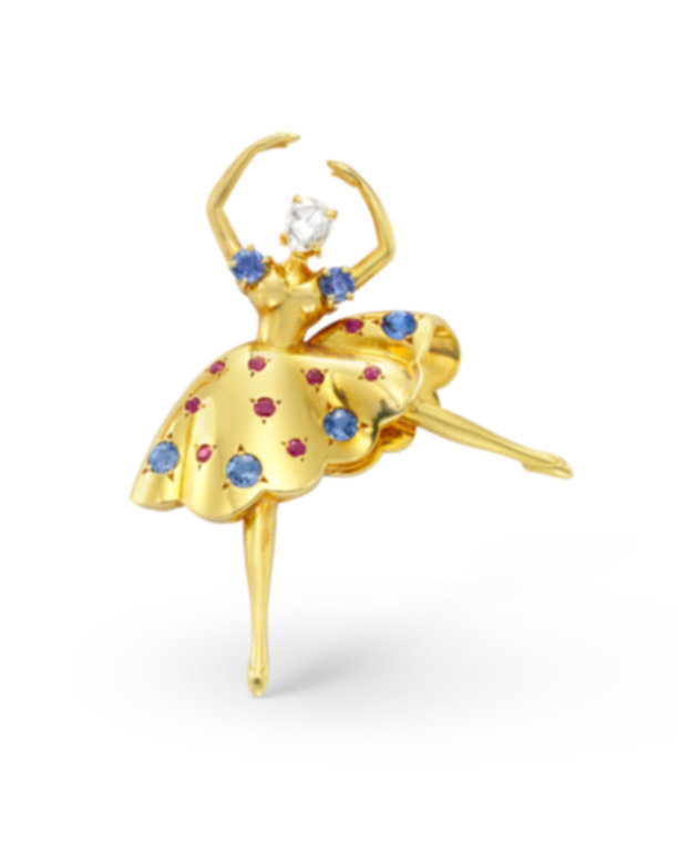 Ballerina clip, made in 1944<br />
 