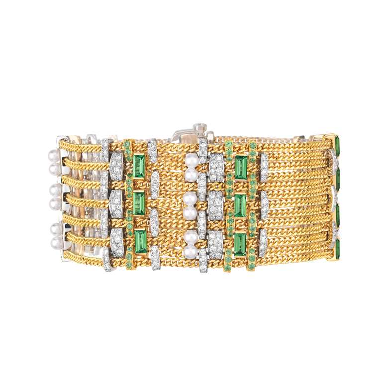 Tweed Chaine Bracelet<br />
 
