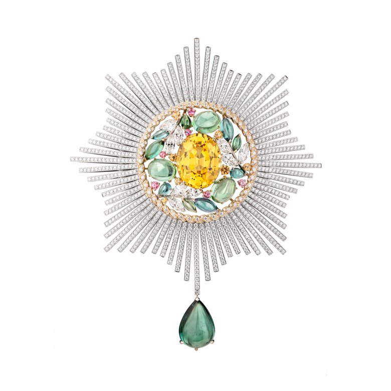 <strong>CHANEL</strong>, Le Paris Russe de CHANEL high jewelry collection, Blé Maria brooch<br />