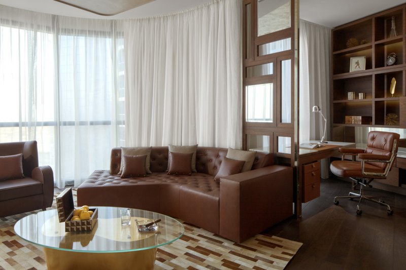 Don Corleone suite living room<br />