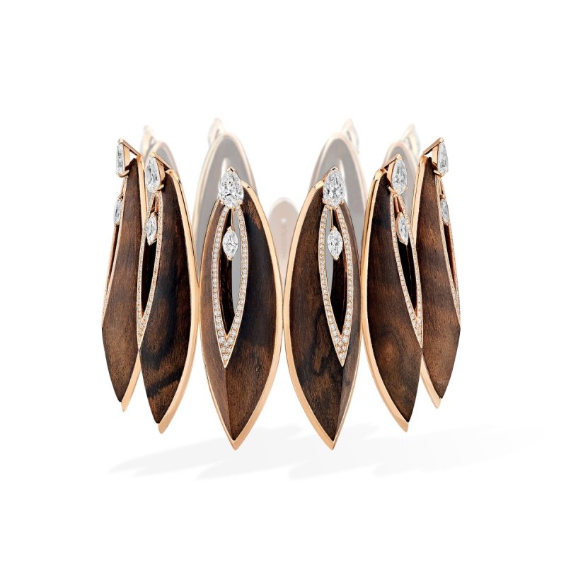 <strong>Messika Paris</strong>, Born to Be Wild high jewelry collection, Black Hawk cuff<br />
 
