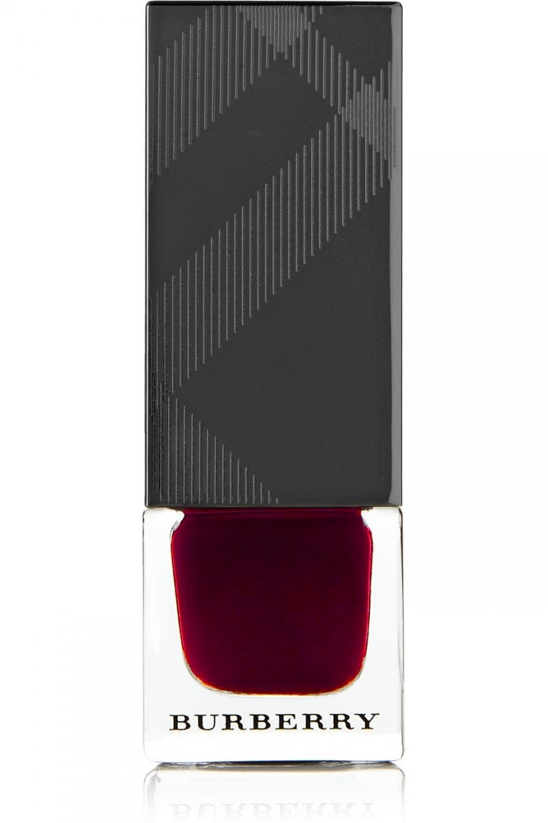 <strong>Burberry Beauty</strong>, nail polish in Oxblood<br /> <em>Via Net-a-Porter</em><br />