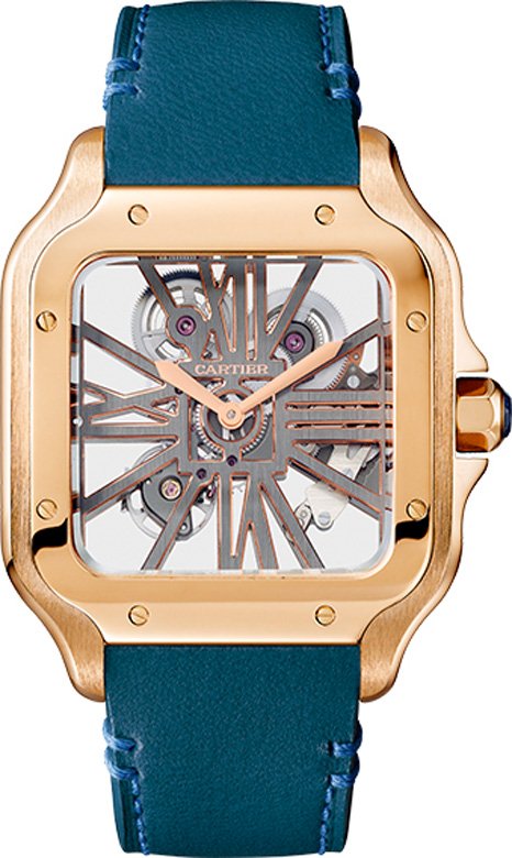 <strong>Cartier</strong>, Santos de Cartier Skeleton watch<br />
