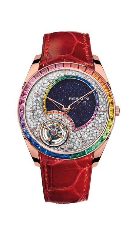<strong>Parmigiani Fleurier</strong>, Tonda 1950 Double Rainbow Flying Tourbillon watch<br />
 