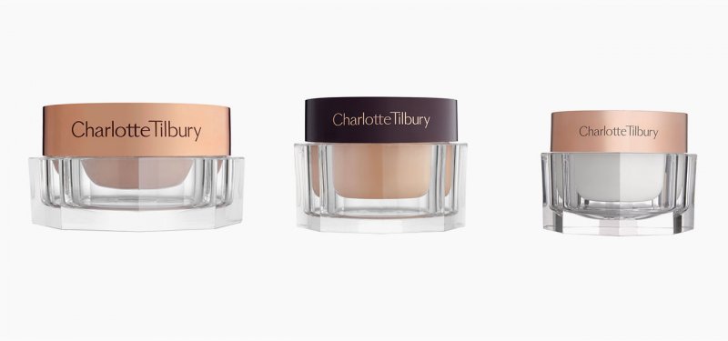 <strong>Charlotte Tilbury</strong>, Magic Cream<br /> <strong>Charlotte Tilbury</strong>, Magic Eye Rescue Cream<br /> <strong>Charlotte Tilbury</strong>, Magic Night Cream