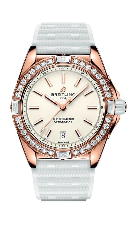 <p>The <strong>Super Chronomat Automatic 38 Origins</strong> fits environmentalist moms who love sustainable fashion. It features small-scale gold and lab-grown diamonds traceable from their origins all the way to the watch on your wrist.</p> <p> </p>
