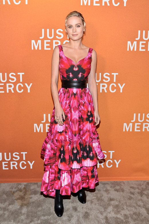 <strong>-Brie Larson </strong>wearing <strong>Alexander McQueen</strong><br />