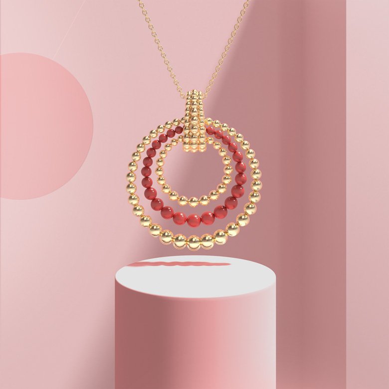 Perlée necklace by Clément Chia<br />
 