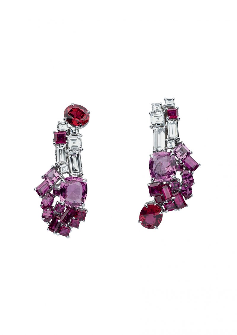 <strong>Dior</strong>, Gem Dior high jewelry collection, Rose Jacinthe earrings<br />
