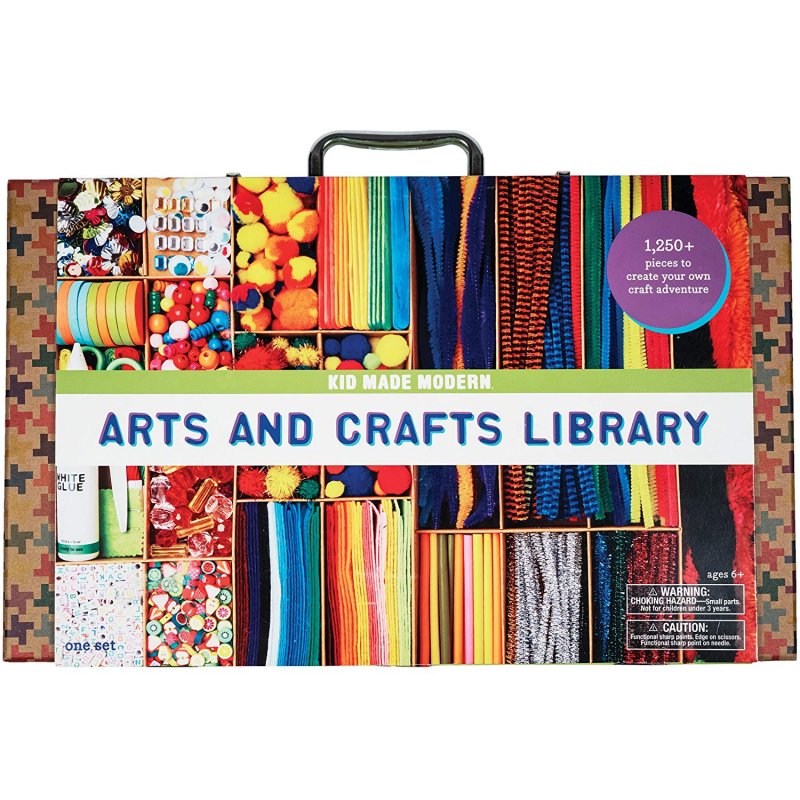 The Kid Made Modern Arts & Crafts Set<br /> <em>Via Amazon.com</em><br />
&nbsp;
