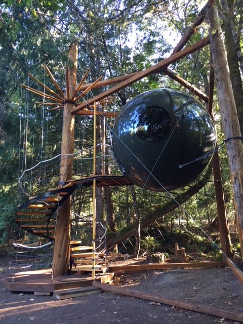 Cool and out-of-this-world is the best way to describe <strong>Free Spirit Spheres</strong>. Located in British Columbia, Canada, you’ll get to discover the stunning woodlands through your own sphere made accessible through spiral rope staircases or slender steel bridges. Talk about being adventurous!
