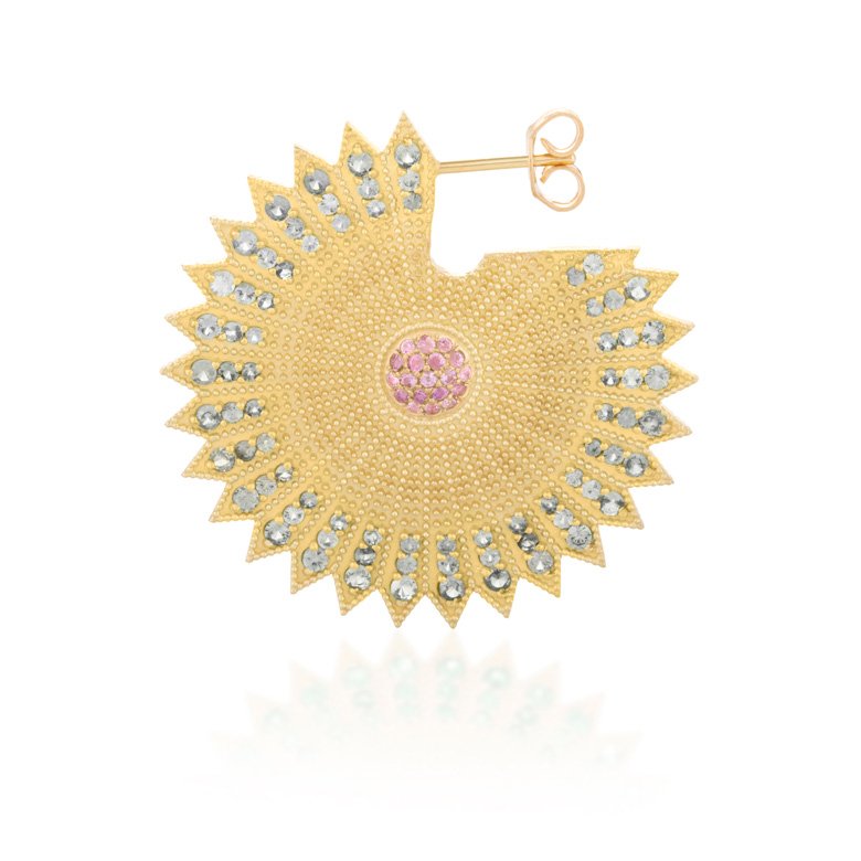 <strong>Nada G</strong>, Power of Light earrings<br />
 