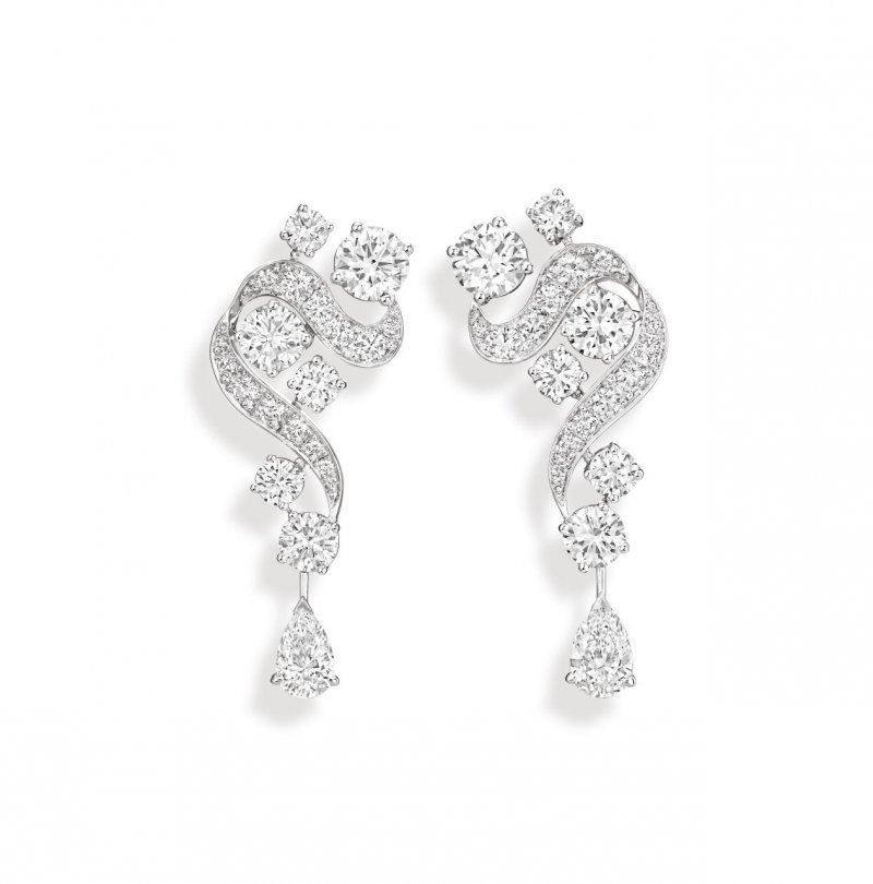 <strong>Piaget</strong>, Golden Oasis high jewelry collection, Dancing Waters earrings<br />
 