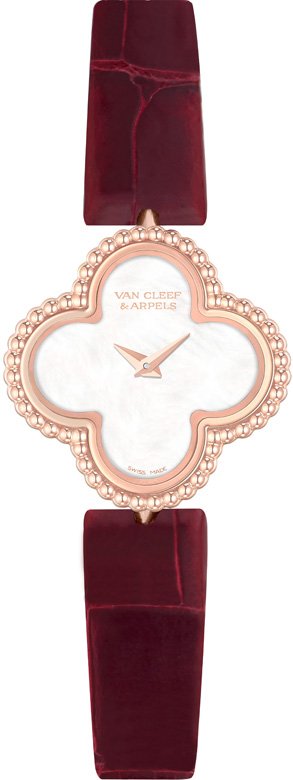 <strong>Van Cleef & Arpels</strong>, Sweet Alhambra watch<br />
 