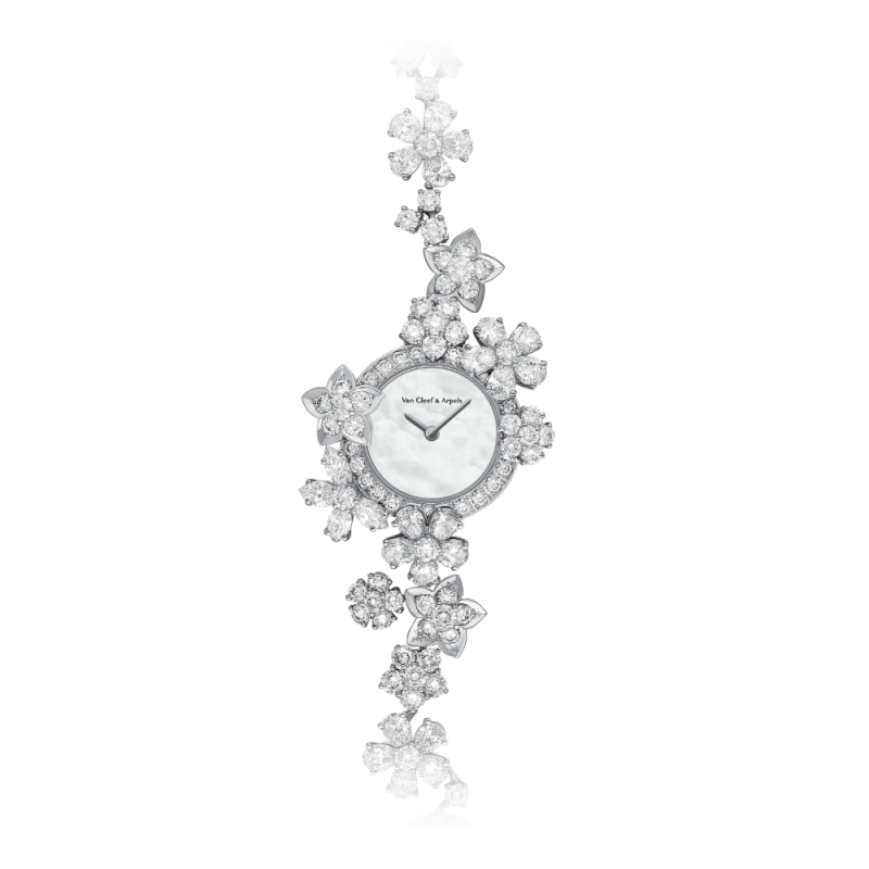 <strong>Van Cleef & Arpels</strong>, Folie des Prés high jewelry watch<br />
 