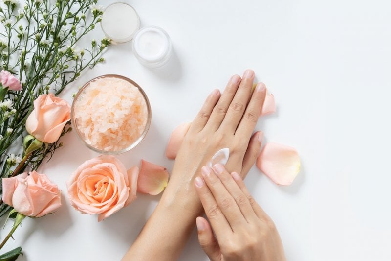 With all the hand sanitizers that we’re using, it’s only natural to show our hands some love and by love, we mean a good homemade scrub. A mixture of milk, honey and ground almonds is the best to relieve dryness and improve skin texture. Add an essential oil for additional fragrance.
