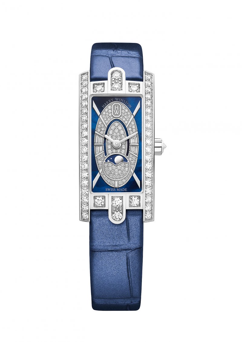 <strong>Harry Winston</strong>, Avenue C™ Mini Moon Phase watch<br />
 