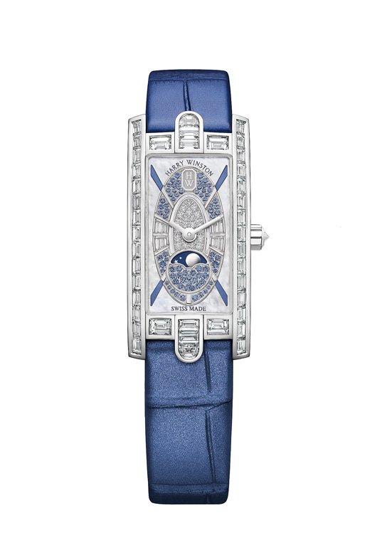 <strong>Harry Winston</strong>, Avenue C™ Mini Moon Phase watch<br />
 