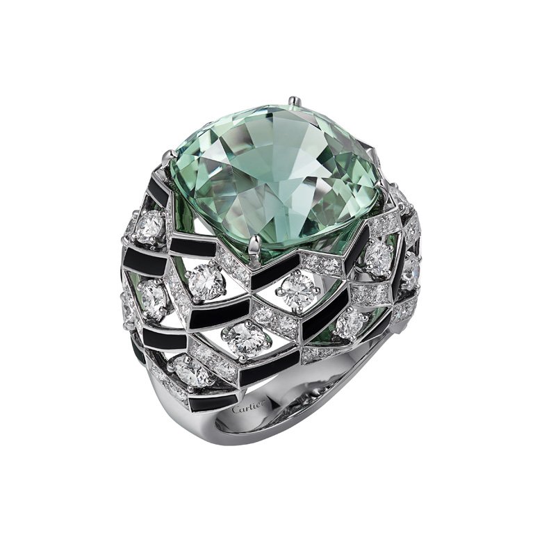 <strong>Cartier</strong>, Coloratura high jewelry collection, Matsuri ring<br />
 