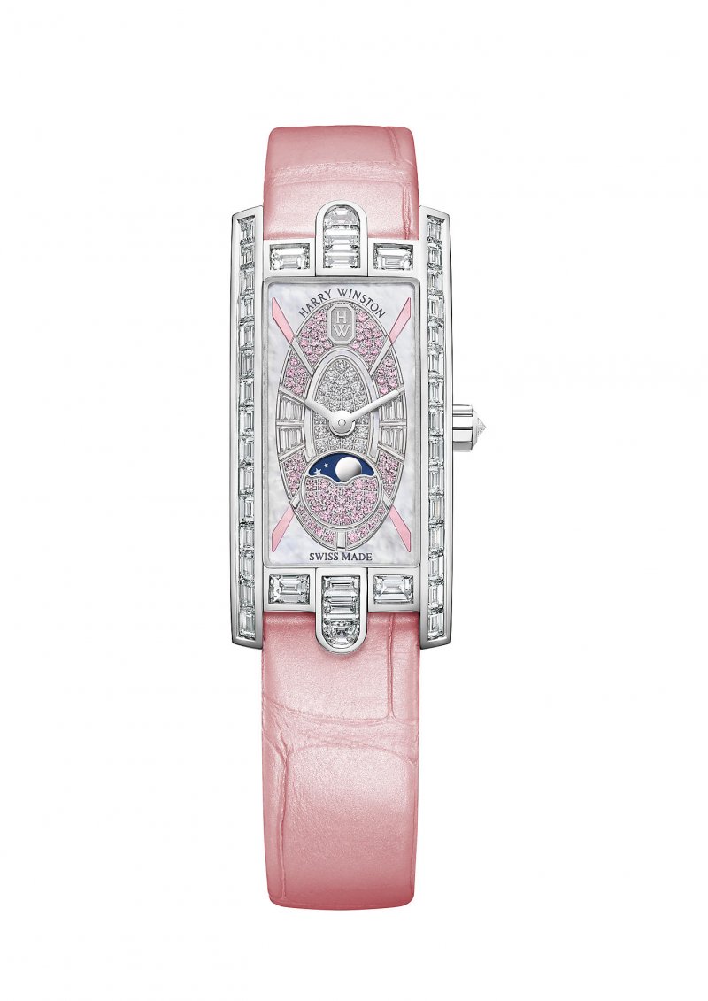 <strong>Harry Winston</strong> Avenue C Mini Moon Phase watch<br />
 