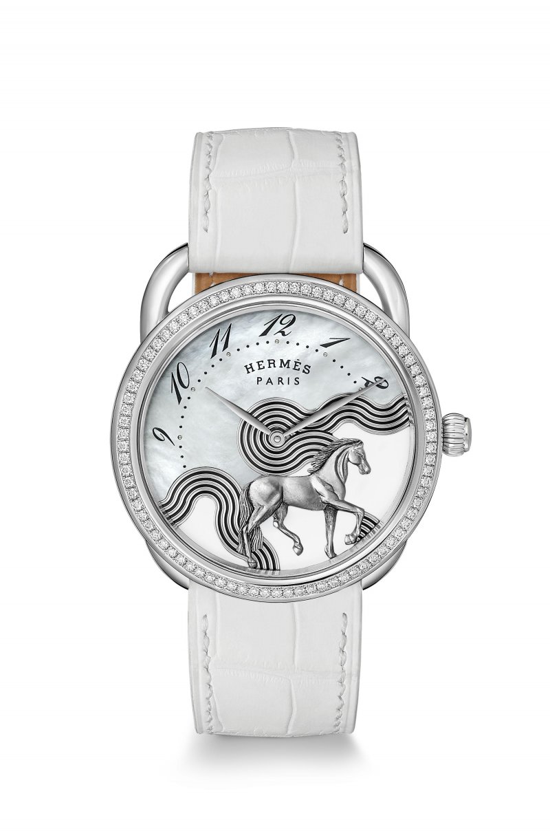 <strong>Hermès</strong> Arceau Cheval Cosmique watch<br />
 